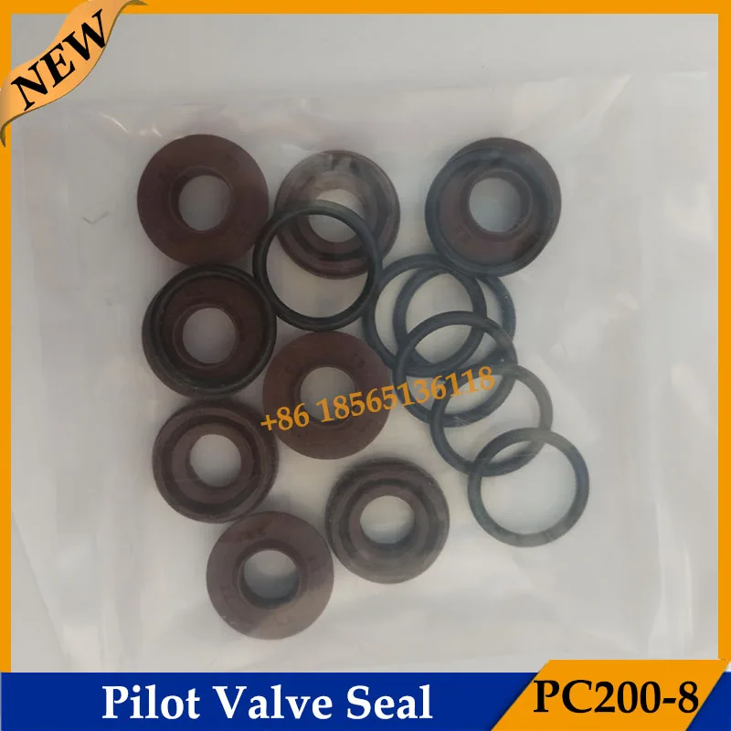 Factory Price PC200-8 Pilot Valve Seal Kit for Excavator PPC Joystick Oil Seal Repair Kit