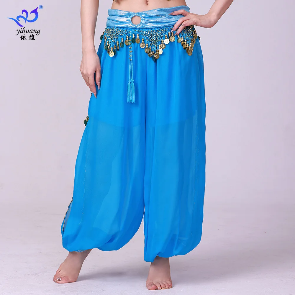 1 قطعة/الوحدة امرأة أزياء الشيفون الرقص الشرقي السراويل سيدة فانوس الرقص السراويل