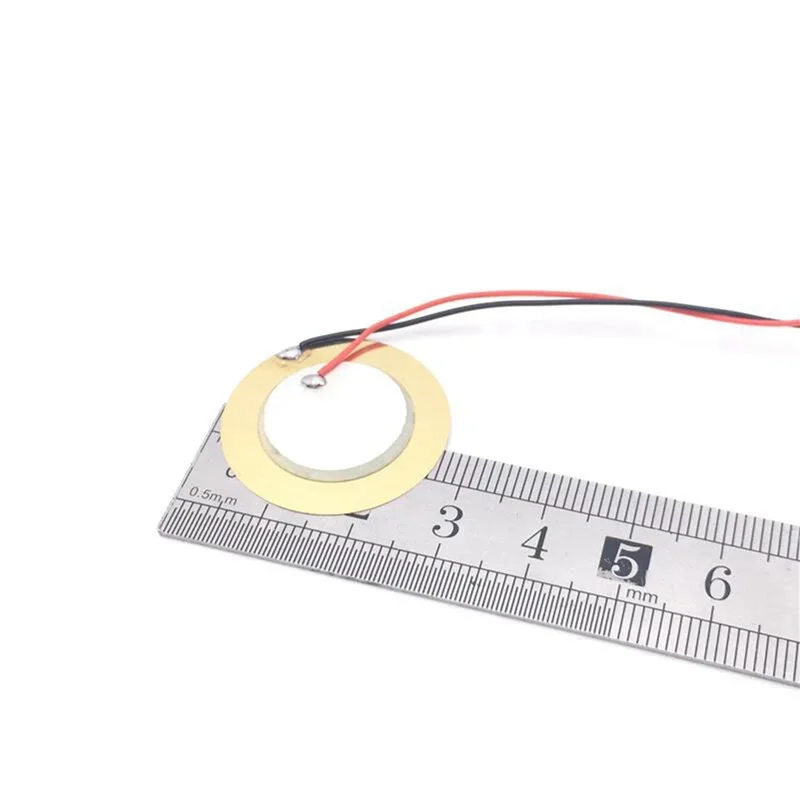 A24U 30 Pcs Piezoelectric Piezo  Wafer Plate Dia 27Mm For Buzzer Loudspeaker