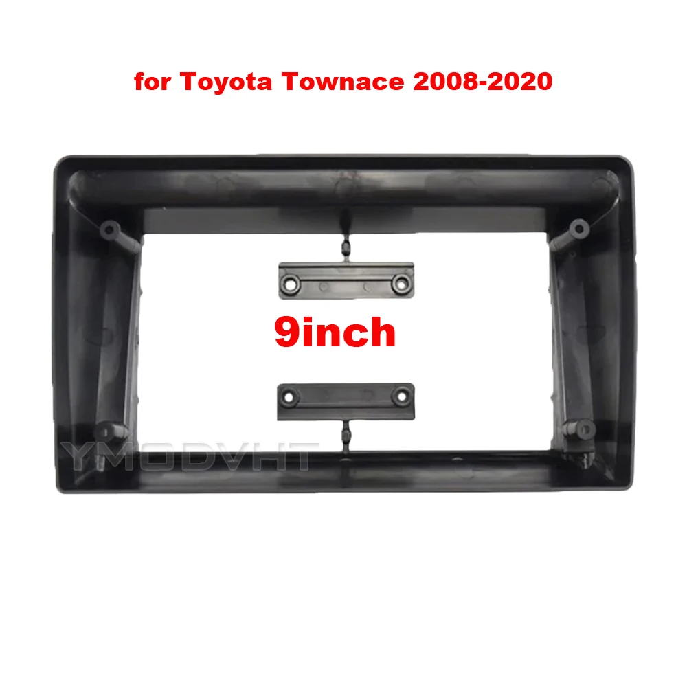 9inch Car Radio Fascia for Toyota Townace 2008-2019 2020 DVD Stereo Frame Plate Mounting Dash Installation Bezel Trim Kit