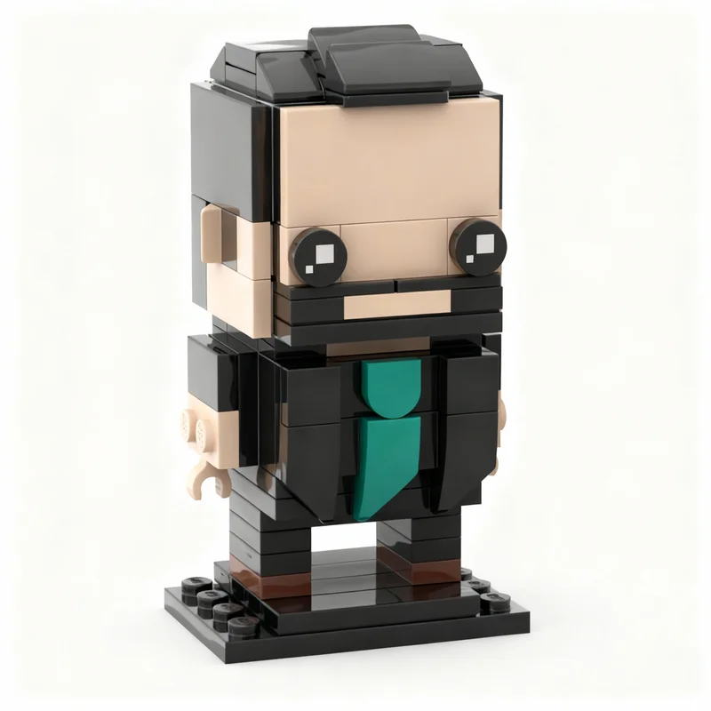 

108pcs MOC Crowley Supernatural Brickheadz Building Blocks Assembly Kit Collector Series Collectible DIY Toy Gift For Builders