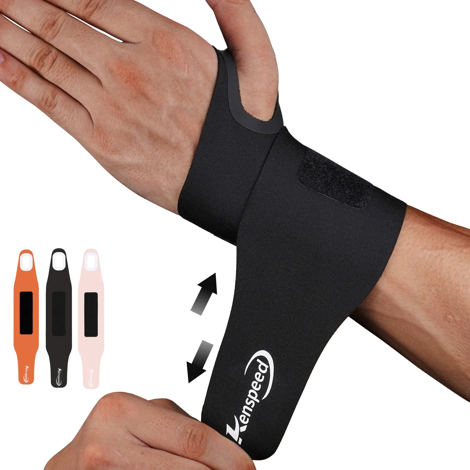 1PCS Wrist Support Carpal Tunnel Wristband Lightweight Wrist Brace Comfortable TFCC Tear Pain Relief For Work Left/ Right Hand