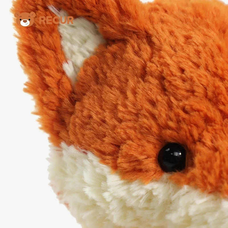 RECUR 오렌지 폭스 히팅 아로마테라피 플러시 토이, 진정 효과가 있는 인형, 커플데이 기념일, 어린이 생일 선물