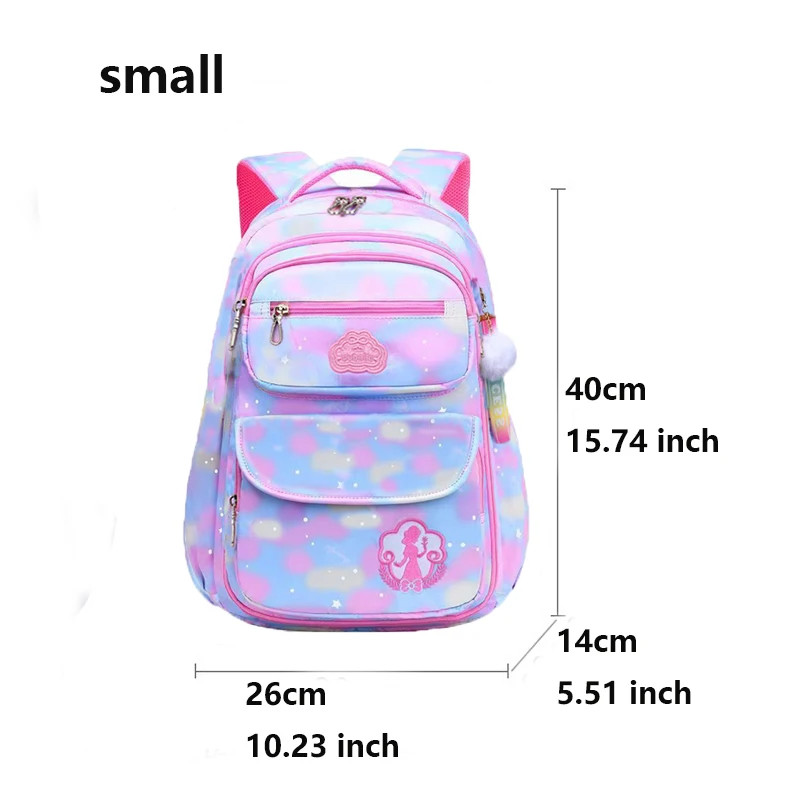 Kawaii Pink Kids' Waterproof School Backpack
