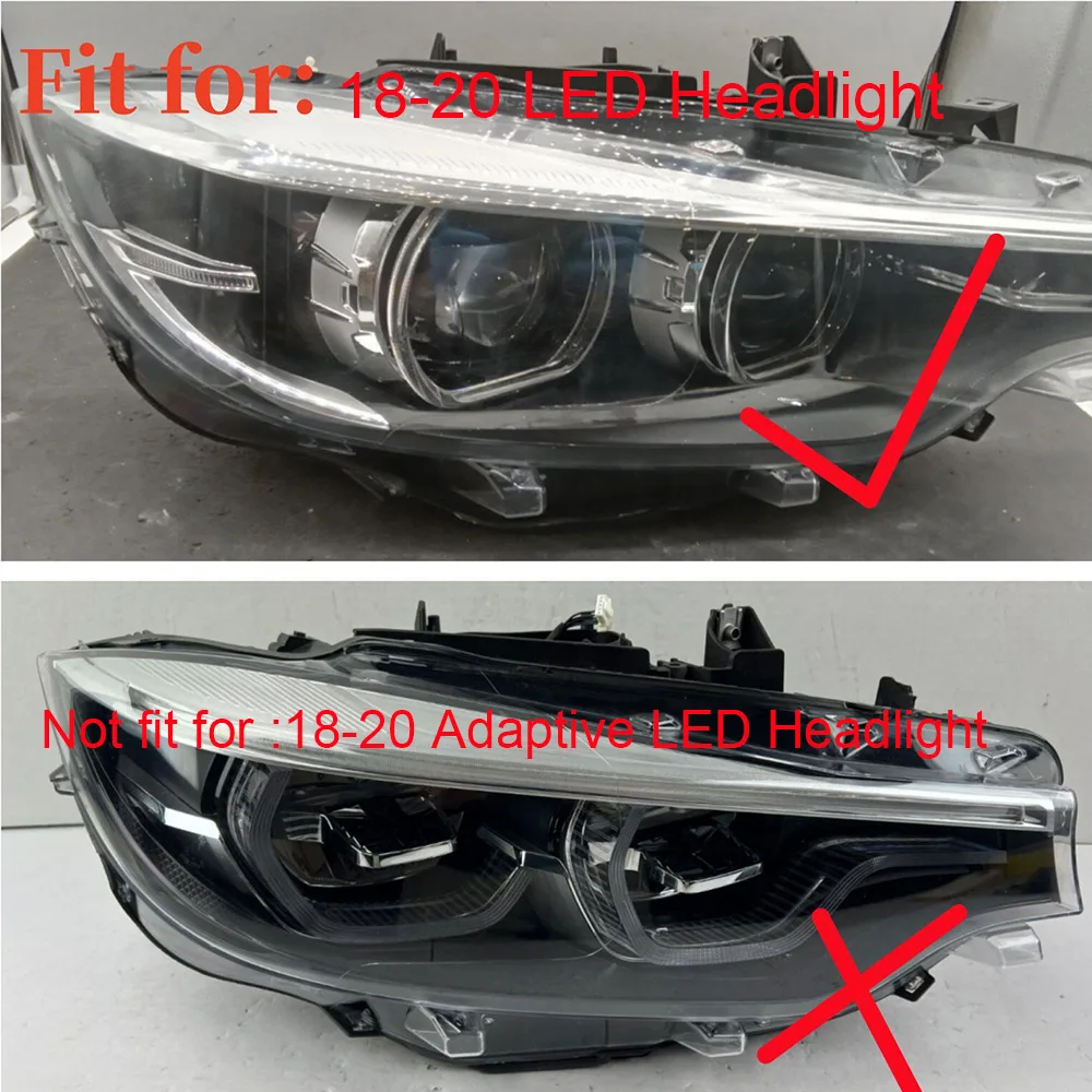 Farol LED com olhos de anjo amarelos, Módulo DRL Chip, Luz do dia para BMW F80 M3 LCI F32 F82 M4 F33 F83 F36, 63117493227, 2018-2020