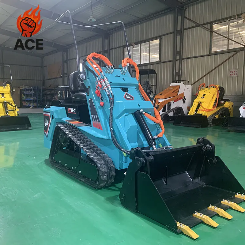 

Free shipping track loader skid steer EPA Engine Diesel small skid steer loader Kubota engine skid steer loader with customized