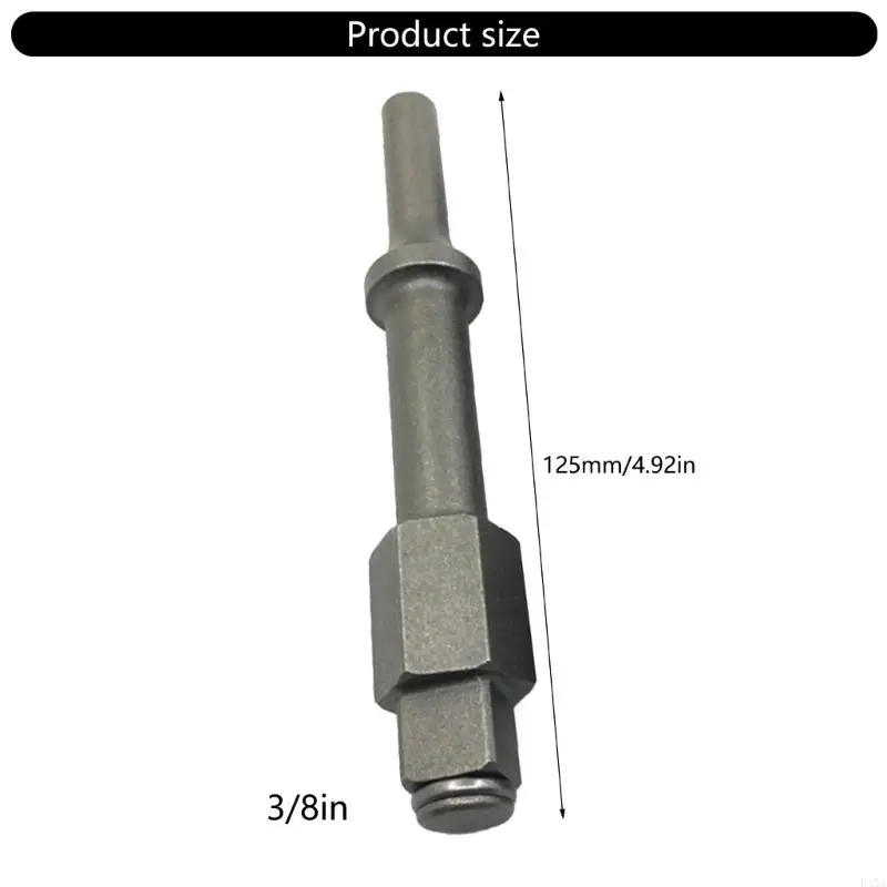 E15A Soket Pelengkap Palu Udara Pemecah Baut Palu Pneumatik Inci Pahat untuk Melepas Baut Pengencang Keras Kepala