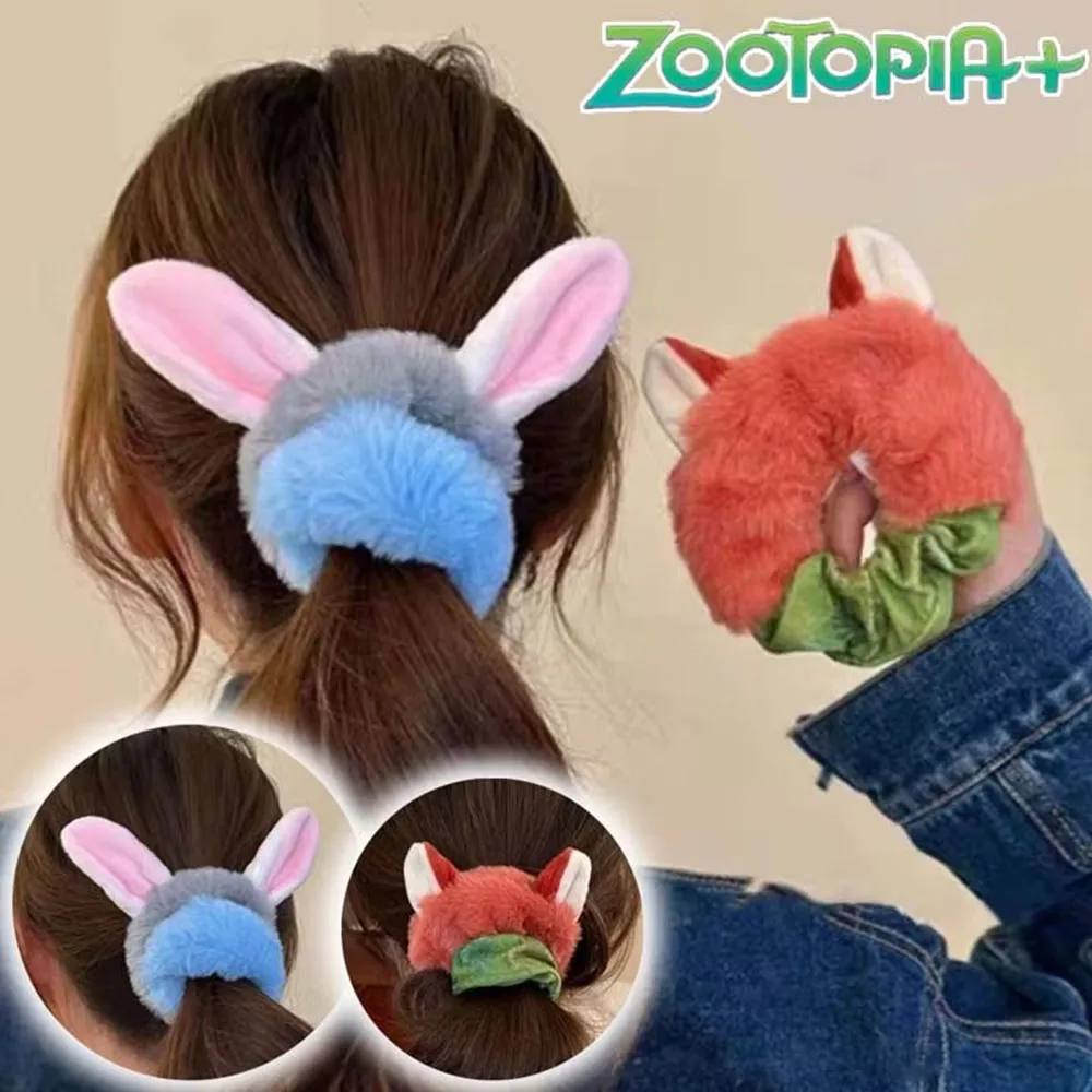 

Zootopia Headband Judy Cartoon Cute Girl Exquisite Hair Decoration Hair Rope Barrettes Creative Decoration Gift
