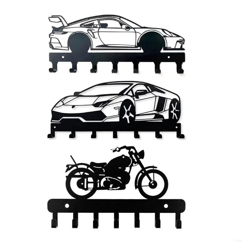 

G99F Contemporary Metal Keychain Wall Display with not rusts Finish Space Saving Organizers for Long Lasting elegances