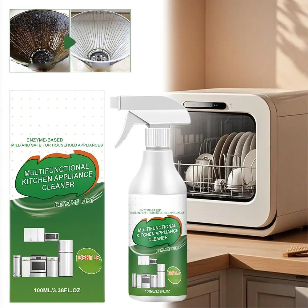 JAKEHOE Kitchen Bath Foaming Bathroom Remover Spray Kitchen Foam Spray Oil Remover for Oven Stove Range Hood Multi-purpose