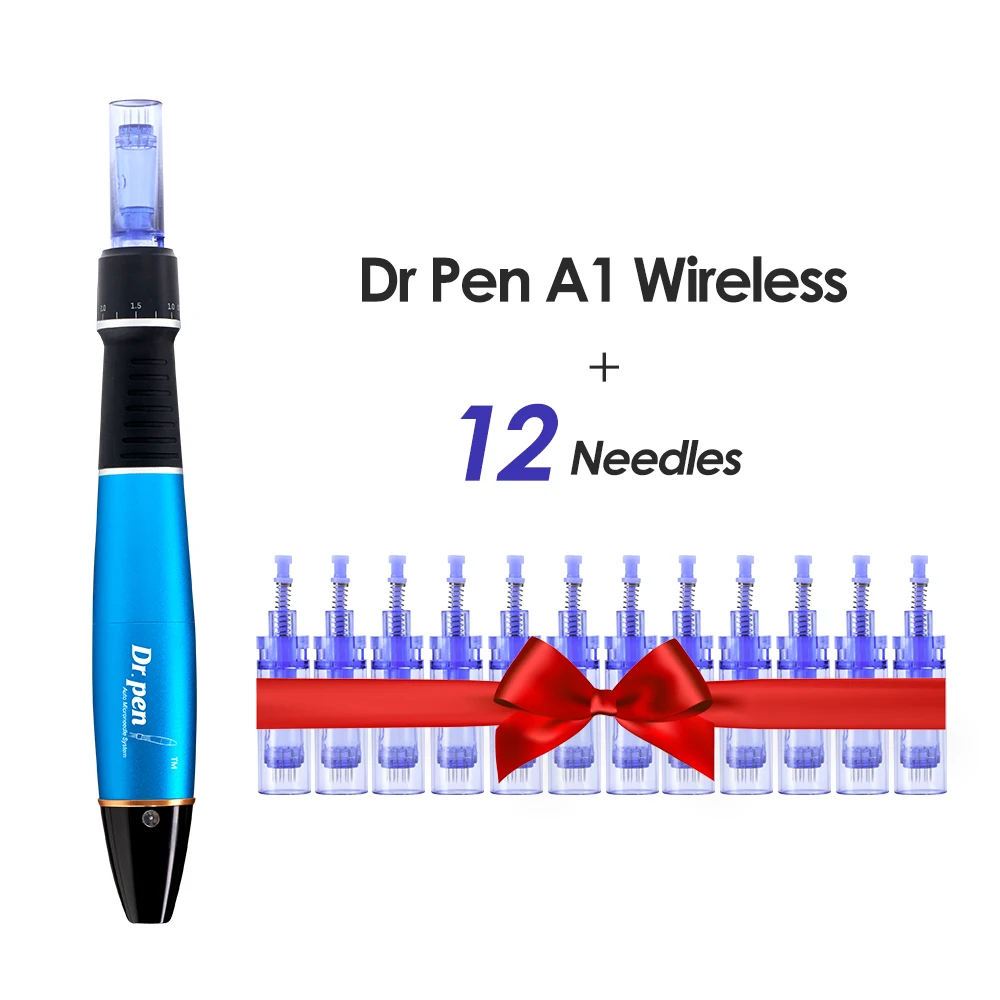 Dr Pen Ultima A1 Microneedling Professional Derma Pen A1 Przycisk bezprzewodowy 5-poziomowa regulacja szрамів Rozstępy Pomocne