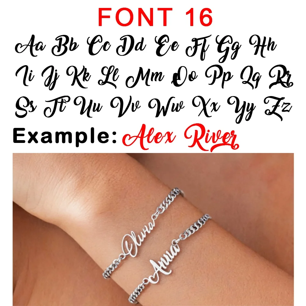 Women's Custom Nameplate Bangle Bracelet, Stainless Steel