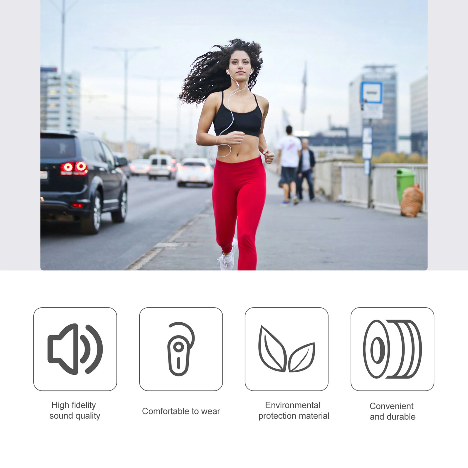 

Silicone Earplugs Replacement Tips For 4I Active Earphone 3 Freelace Pro Dustproof Noise Cancelling Ear Cap