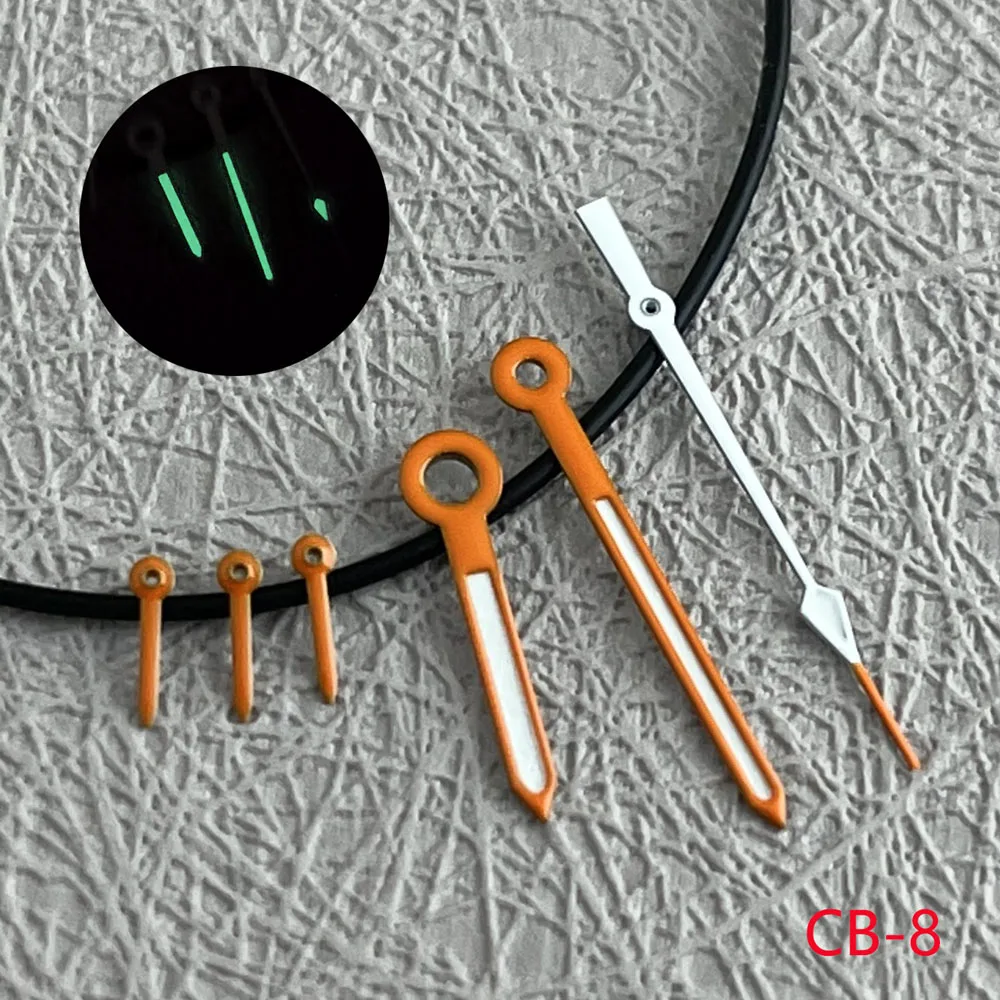 32.5mm VK63文字盤、夜光針付きパンダタイプムーンフェイズ文字盤、VK63クォーツムーブメント311.33.40.30.02.001クロノグラフ時計改造用