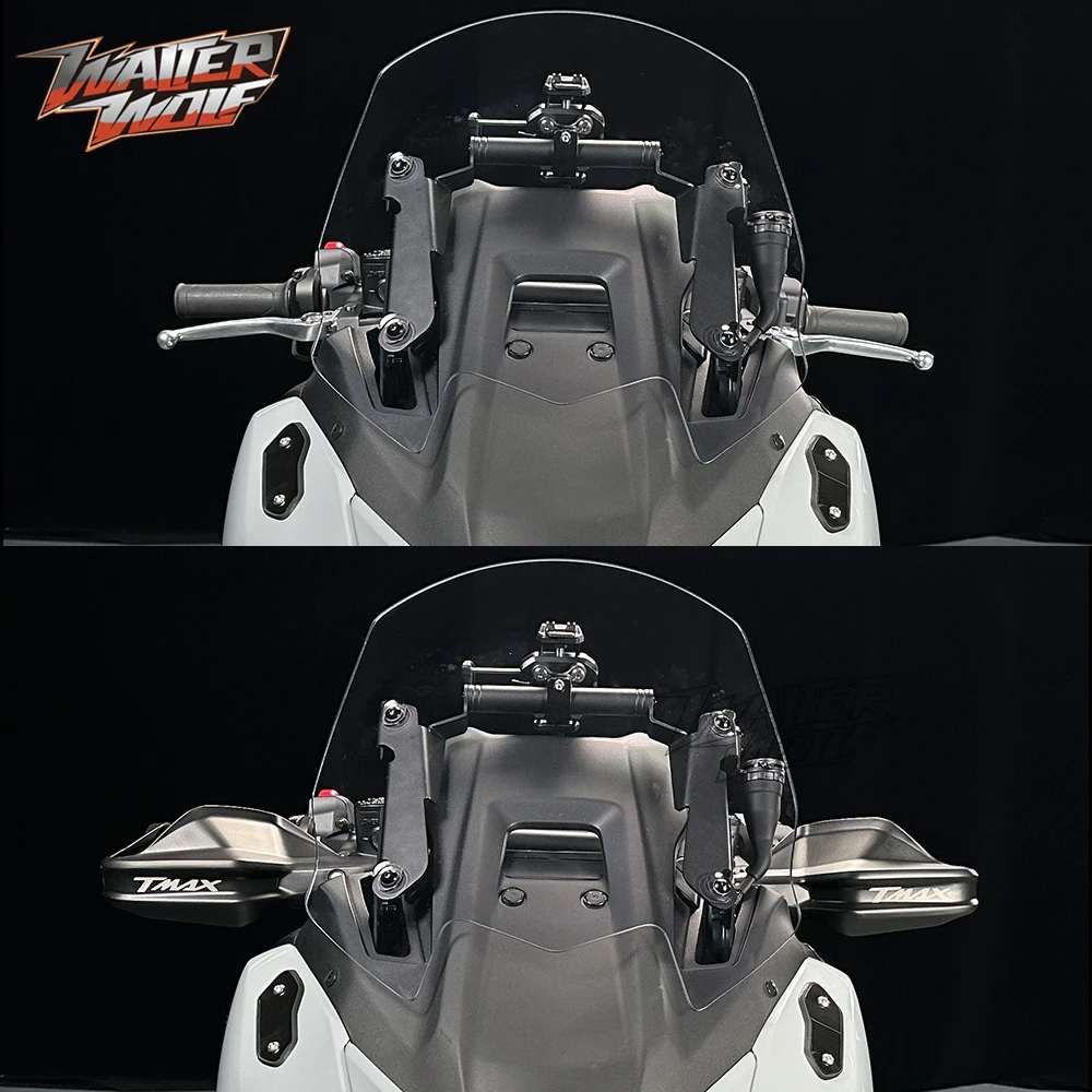2025 Motorrad Lenker Handschutz Windschutzscheibe Abdeckung Für Yamaha T-MAX 560 XP 560 Tech Max TMAX Handschutz Hand Schild Schutz