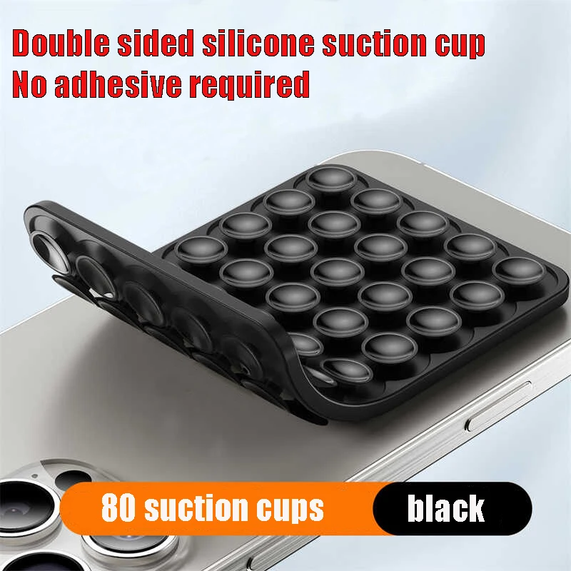 Multi Functional Silicone Double-sided Strong Suction Cup Holder For Mobile Phones Cameras Tablets Cars Anti Slip Fixing Bracket