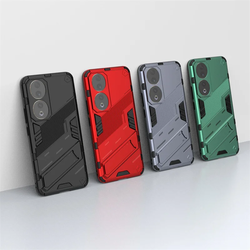 

For Honor 90 Case Cover Huawei Honor 90 Capas Phone Bumper Stand Shockproof Back Kickstand Holder Cover For Honor 90 Pro Funda