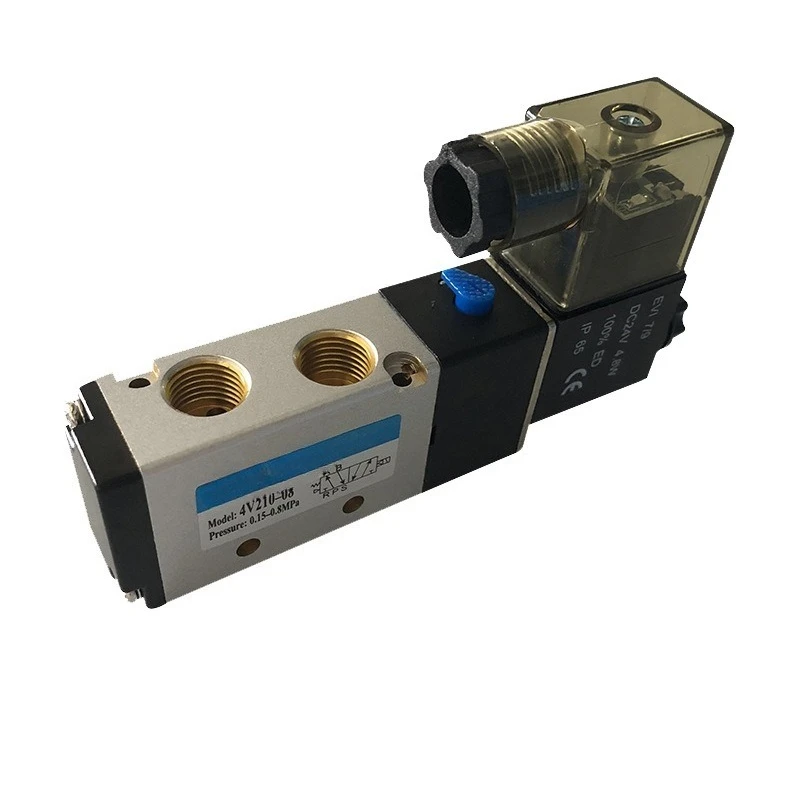 5/2 Way Pneumatic Solenoid Valve, 4V Series Air Control Reversing Valve 4V210-08 4V310 Pneumatic Directional Valve