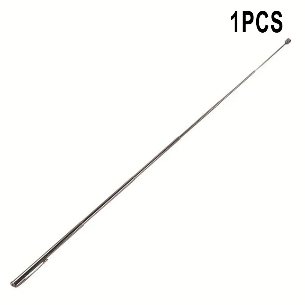 Black Bulk Stick Extending Telescopic Silver Strong Magnetic Pickup 1.5LB 12.5-65CM Retractable Rod Tool Silver