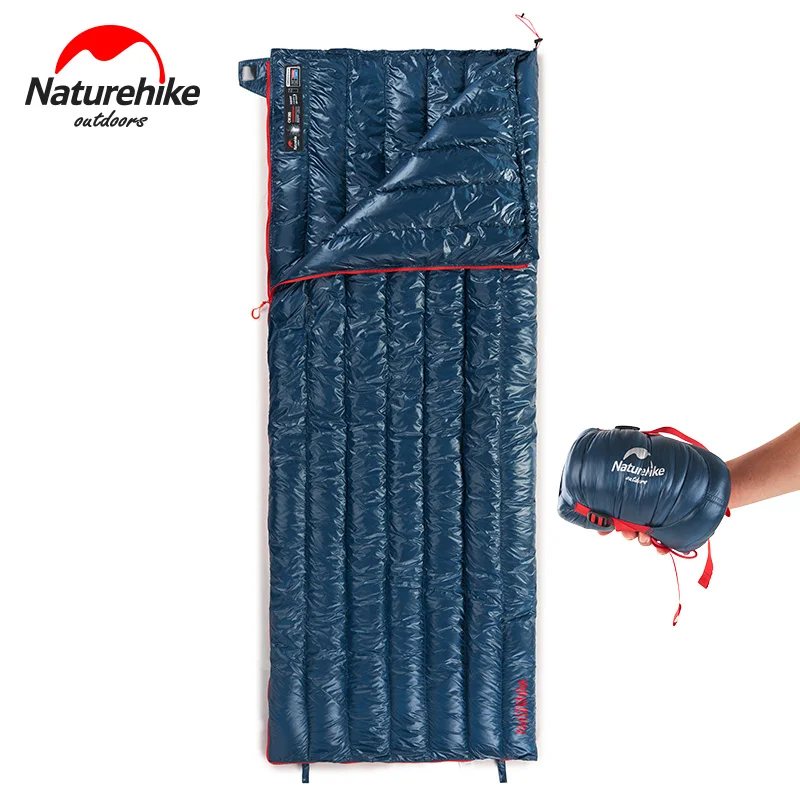 

NatureHike Outdoor Camping Sleeping Bags Ultralight Envelope 95% Goose Down Winter Sleeping Bag Travel Hiking Portable Stitched