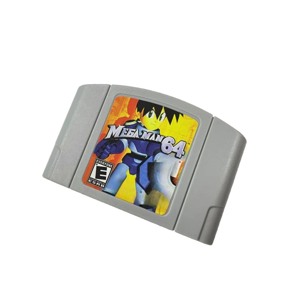 N64 Game Cassette, US Version, Nightmare Creatures，Mega Man ，Shadow Man,Quak II,Mission Impossible, 64-bit English Game Cassette