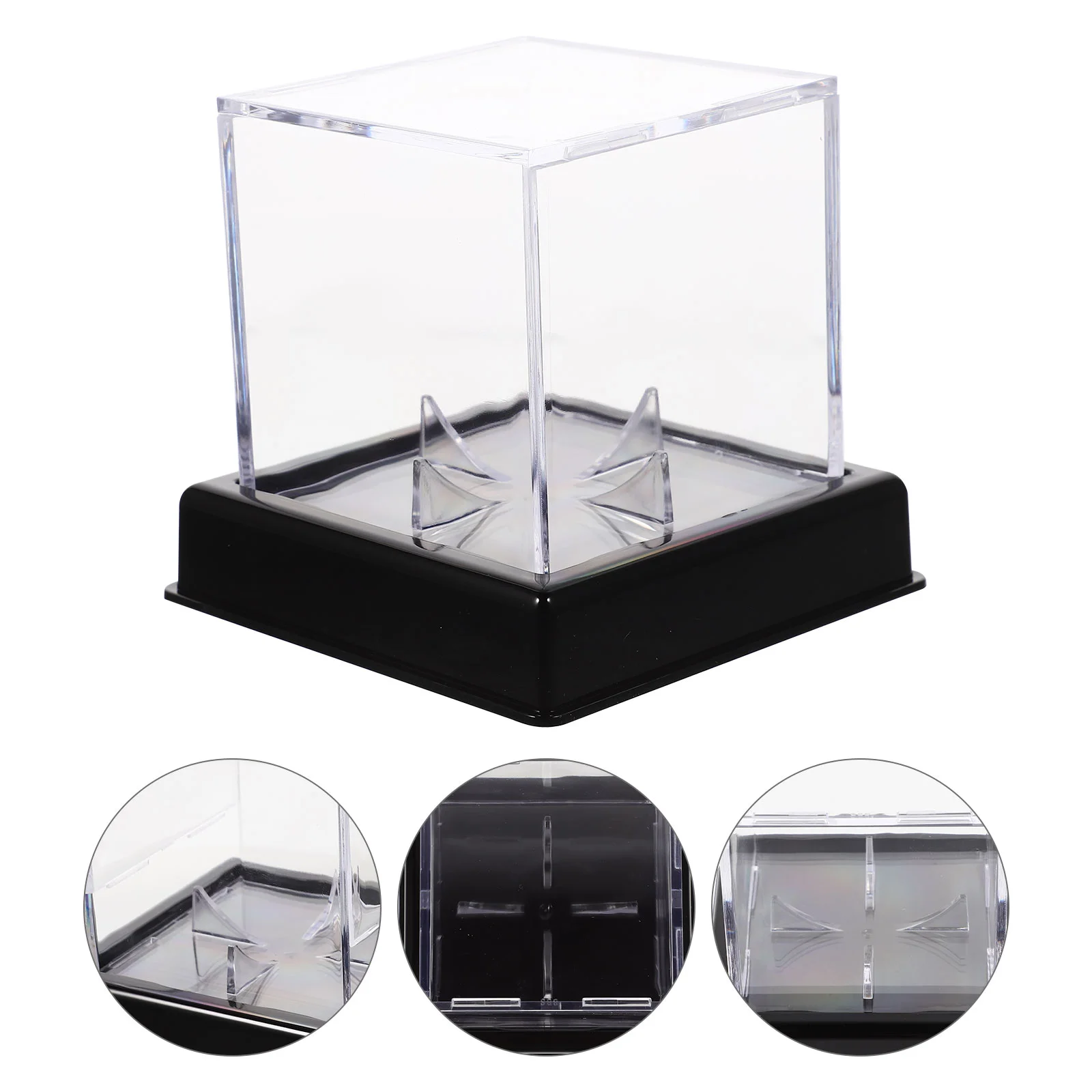 Baseball Storage Box Display Shelf Small Case Cases for Balls Collection Decorate Holders Acrylic Supply Softball