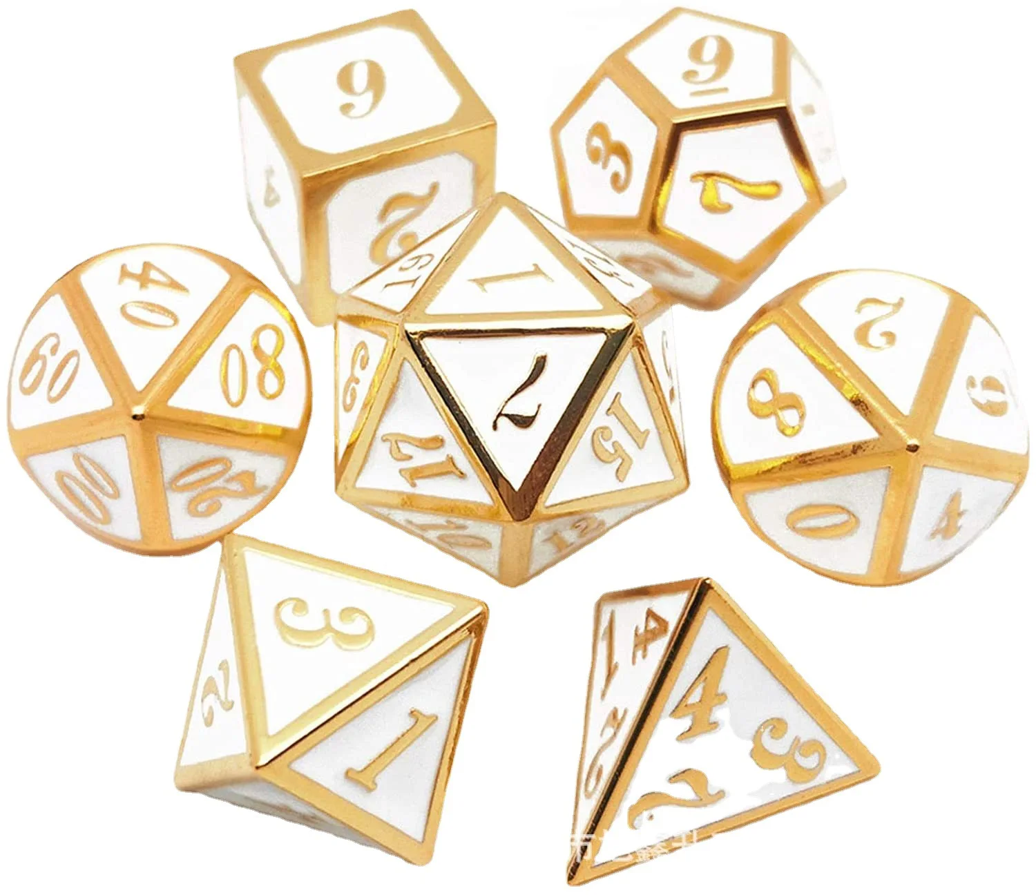 

Factory Direct Metal Dice TRPG Cthulhu Running Group Board Game COC Dungeons and Dragons, Multi-faceted Digital Dice