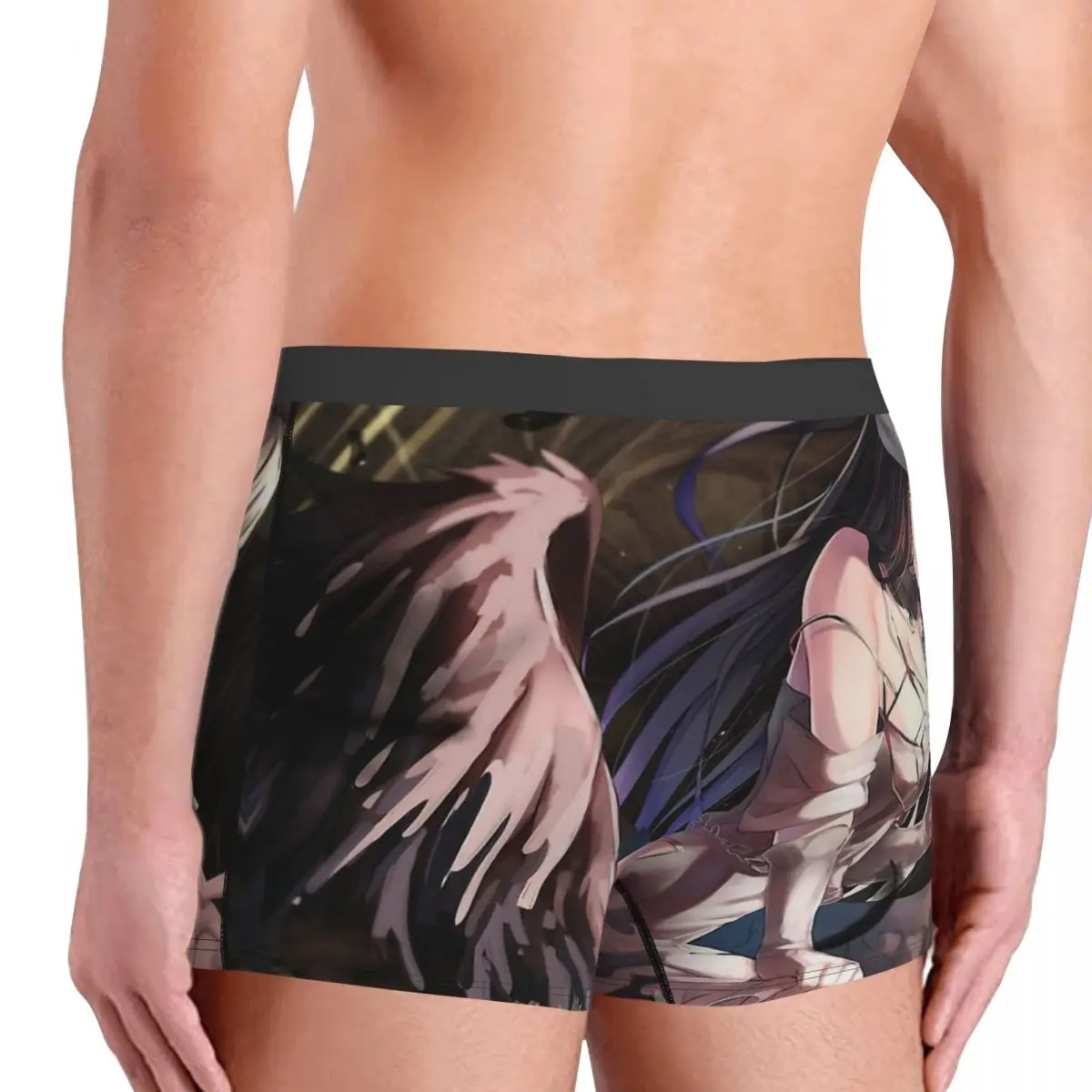 Albedo Angle Overload Over Lord Ainz Ooal Gown Anime Underpants Cotton Panties Man Underwear Ventilate Shorts Boxer Briefs