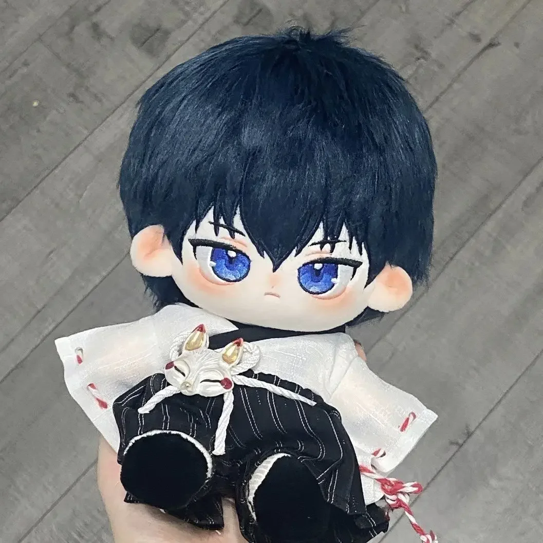 20cm Stuffed Blue Lock Isagi Yoichi Cotton Doll Gift Toys for Girls Boys DIY Dress-up Puppet Animation Collections Plush Toys