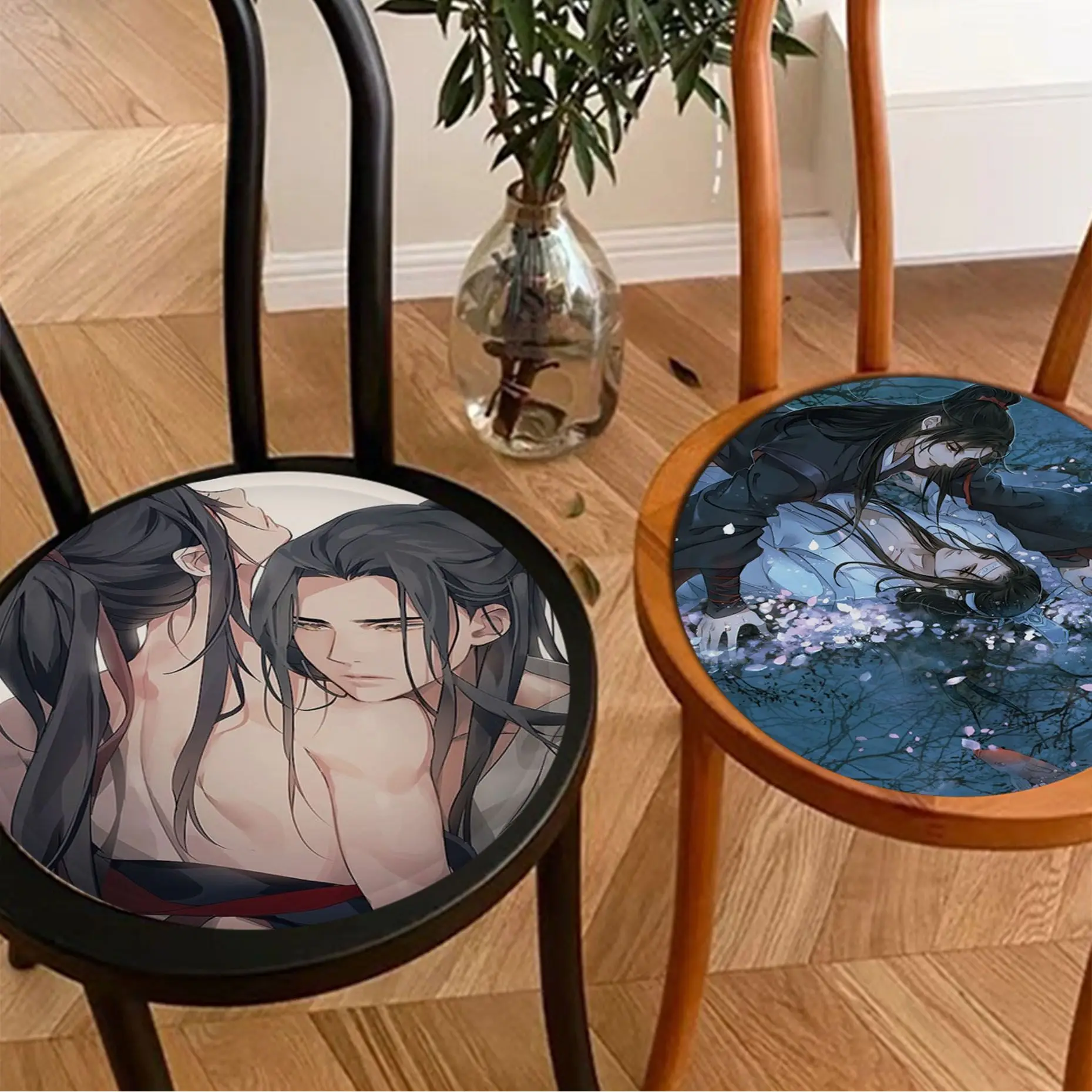 

Anime Grandmaster Mo Dao Zu Shi MDZS Square Plush Cushion Home Back Cushion Soft Comfortable 50x50cm Seat Mat