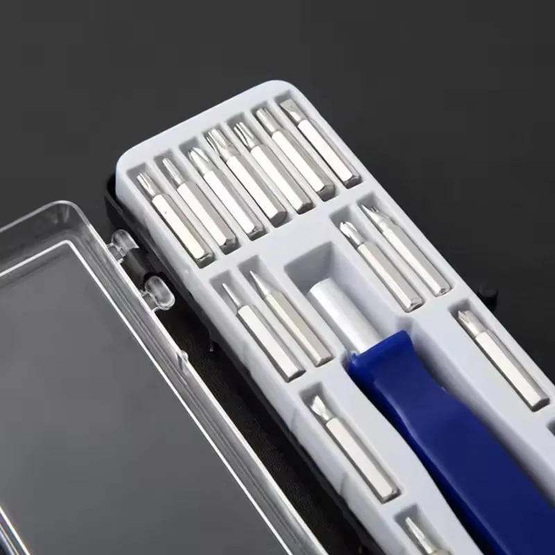 Multi-Tip Magnetic Screwdriver Kit: 16-in-1 Tool for iPad & Camera Repair