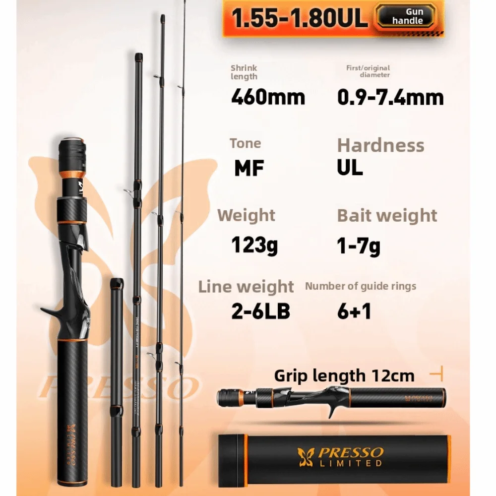 超軽量バタフライフィッシングロッド-155-228m-長さ-ml-f-アクション-ロングキャストフィッシングロッド-4-1-セクション-マルチセクションロッド