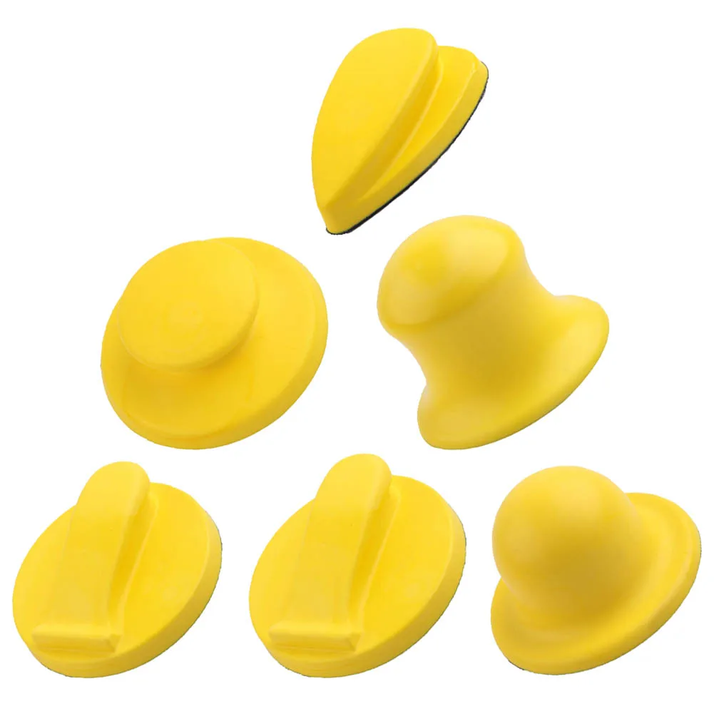 Foam Hand Sanding Block Abrasive Tools For Hand Sanding Hand Sanding Polishing Hook-Loop Block Holder Pads Foam Hand