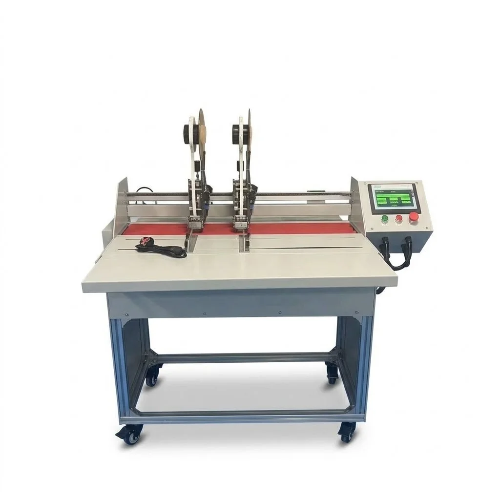 Semi Automatic Tear Adhesive  Tape Applicator for Courier Envelopes Packaging Sealer Machine