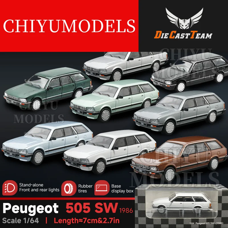 

DCT 1/64 505SW metal diecast cars collection models Diecast Toys For Boys