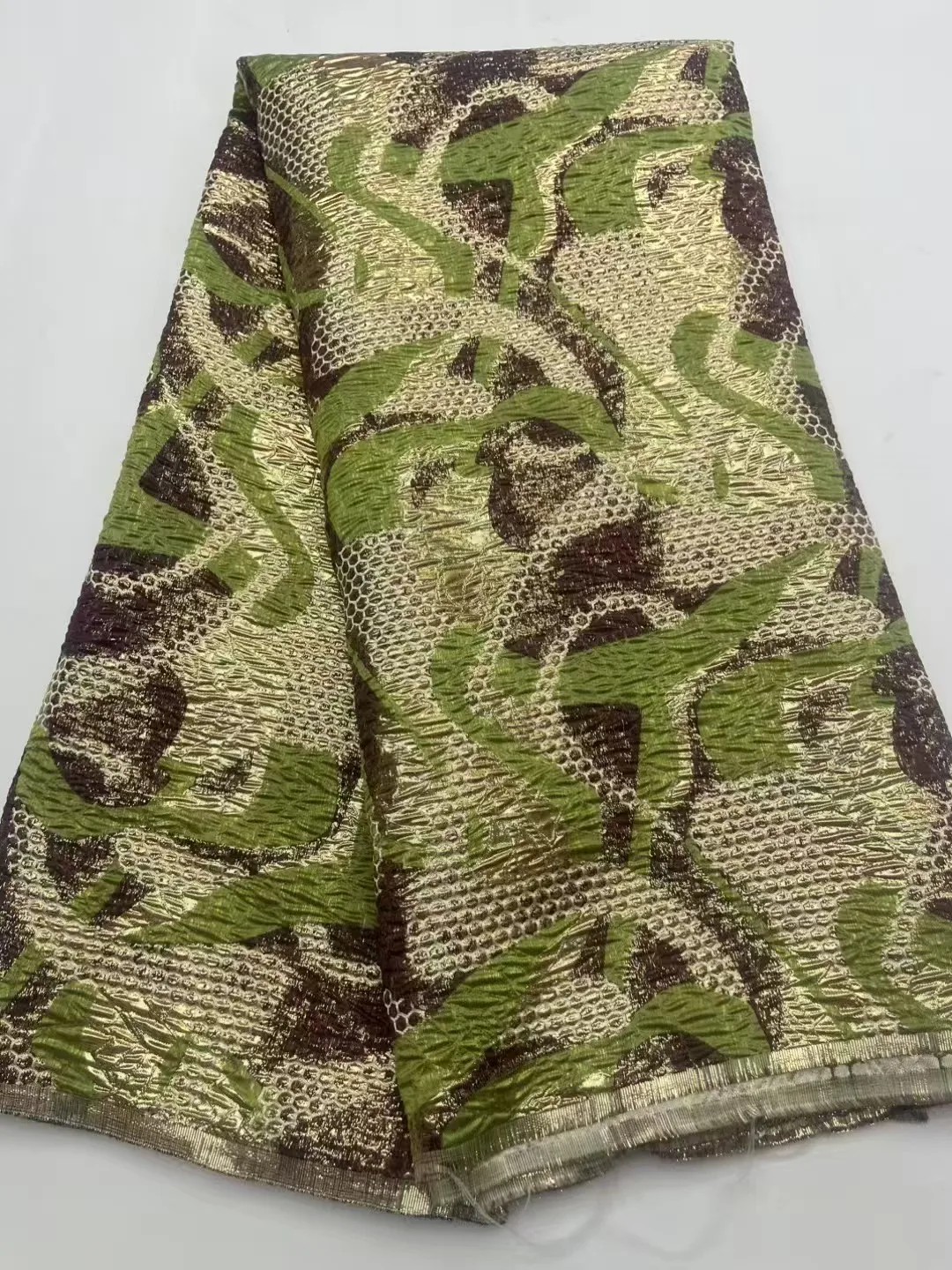 جديد الديباج أقمشة الدانتيل مع التطريز الأفريقي الديباج الجاكار أقمشة الدانتيل لفستان الزفاف النيجيري تول أقمشة الدانتيل