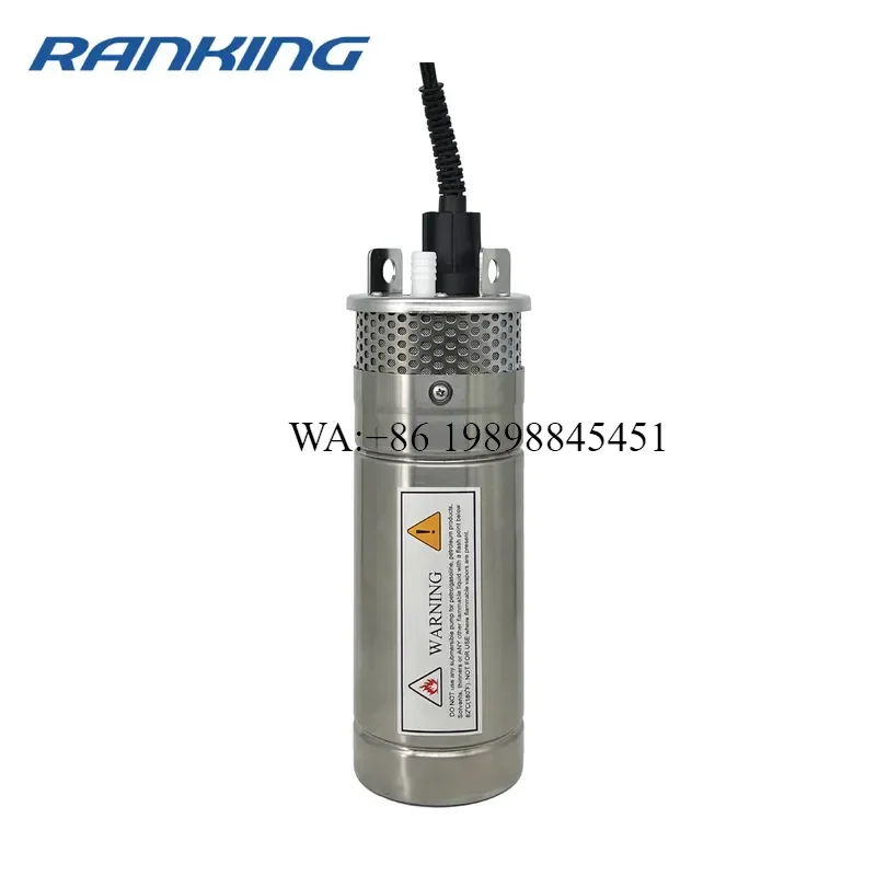 WMWMNU for RANKING SP-12V-12LPM Submersible Stainless Steel DC Water Pump Irrigation Agriculture Small Solar System