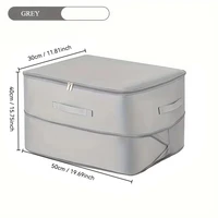 Sac de rangement auto-compressible robuste, organisateur portable pour vêtements, couvertures et édredons, idéal pour l'organisation du placard 3