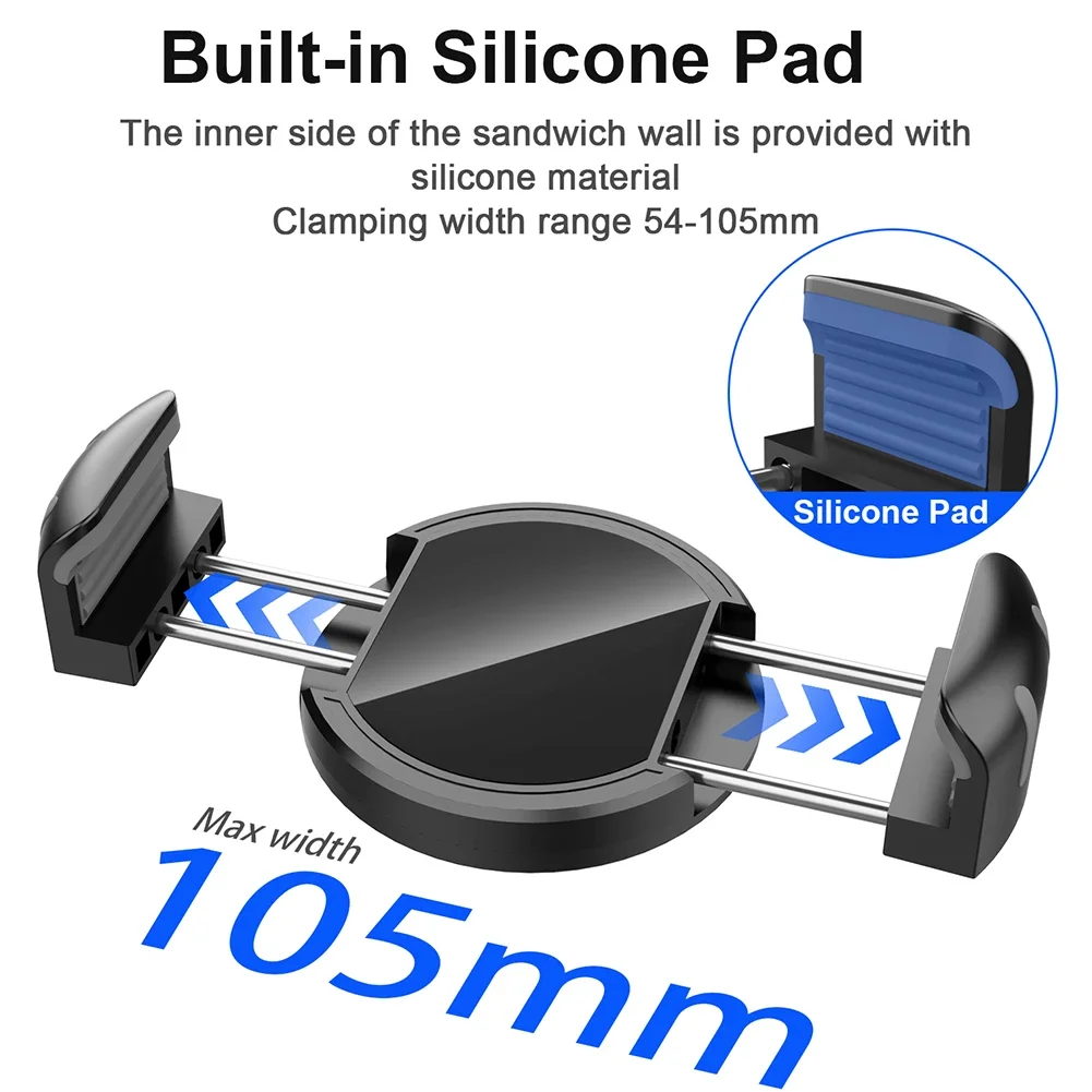 Magnetic Phone Holder Universal Strong Magnet Base Cellphone Car Mount for MagSafe for Gym Treadmill Motorcycle Refrigerator