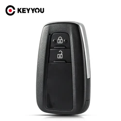 KEYYOU For Toyota Prius Camry 2016 2017 2018 RAV4 2019 Fob 2/3/4 Buttons Smart Remote Control Car Key Case Shell