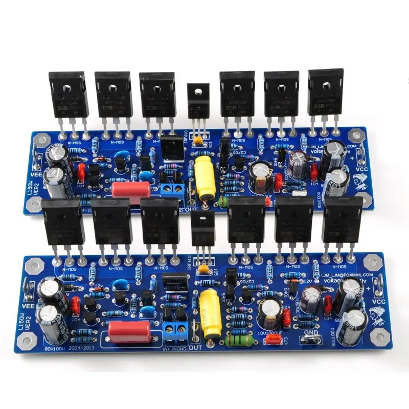 

L150W Stereo MOSFET IRFP250 Amplifier Board 200W 8R 2-Channel AMP