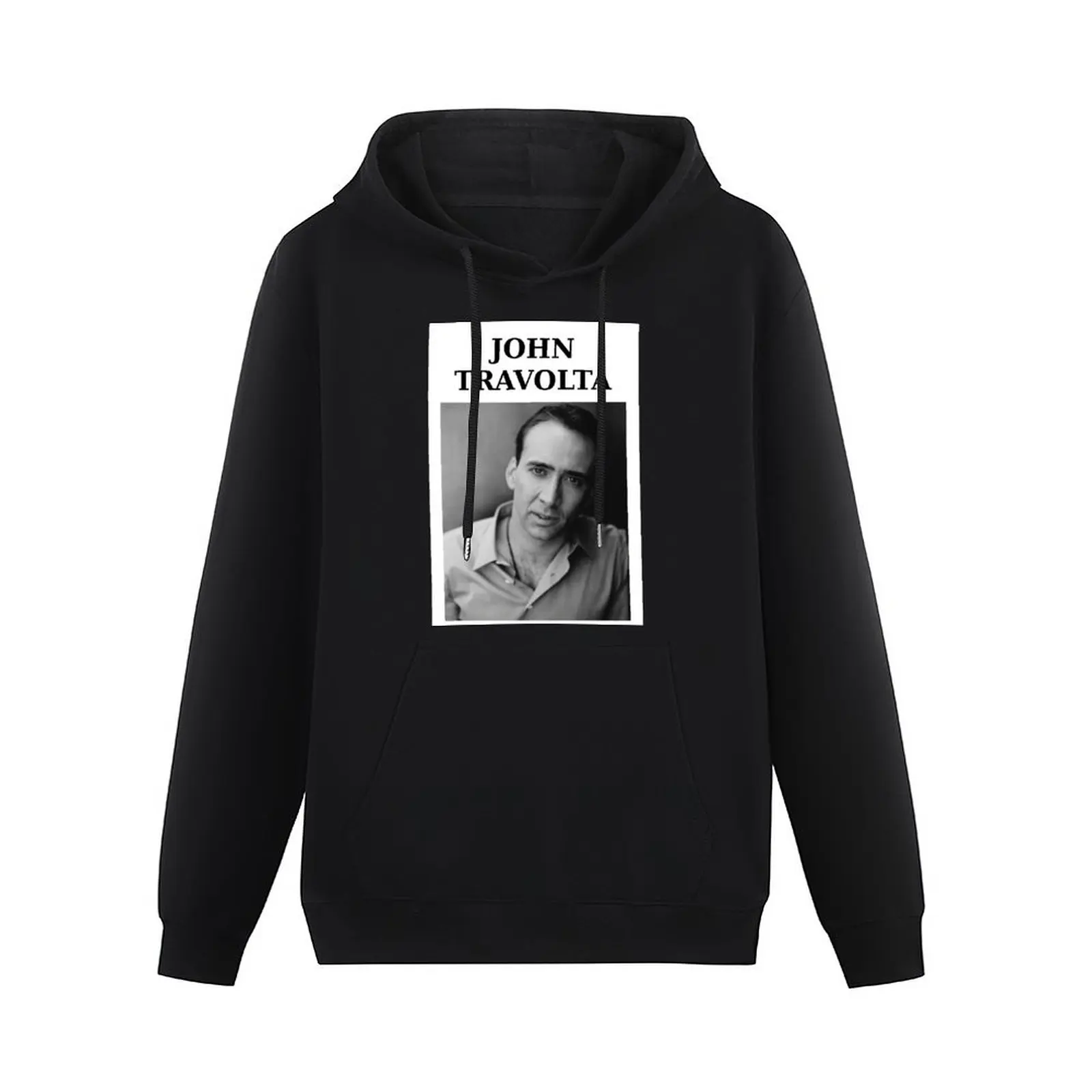 Nicolas Travolta... John Cage... WTF? Pullover Hoodie hooded shirt men clothes oversized hoodie