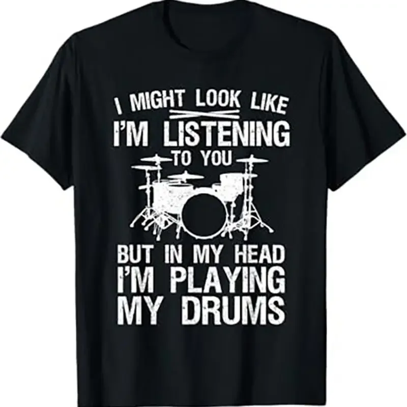 Inner Drummer T Shirt Black S to 5XL