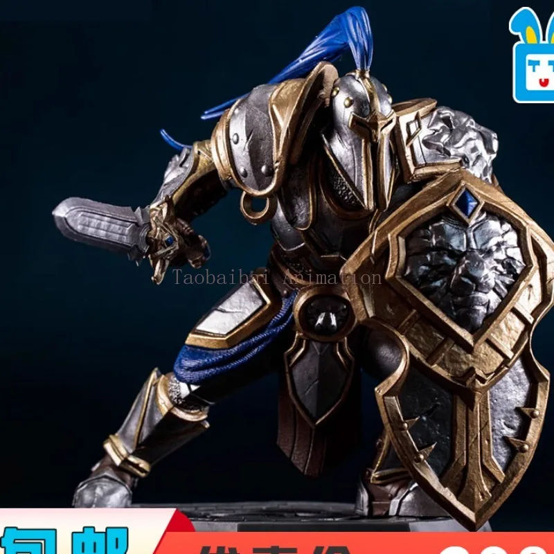 In stock Original  World of Warcraft Terran Human Paladin Warrior 6-inch Statue Figure Model Toy Collection Gift