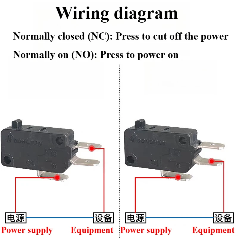 KW3A25A Micro Switch Silver Contact High Power General Maintenance KW7 Limit Float Ball Travel Limit Wiring Harness Connector