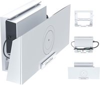 For Starlink Gen 3 Mount, 2 in 1 Starlink Standard V3 Mesh Router and Gen 3 Power Supply Brackets,ABS Wall Space Saving Stand