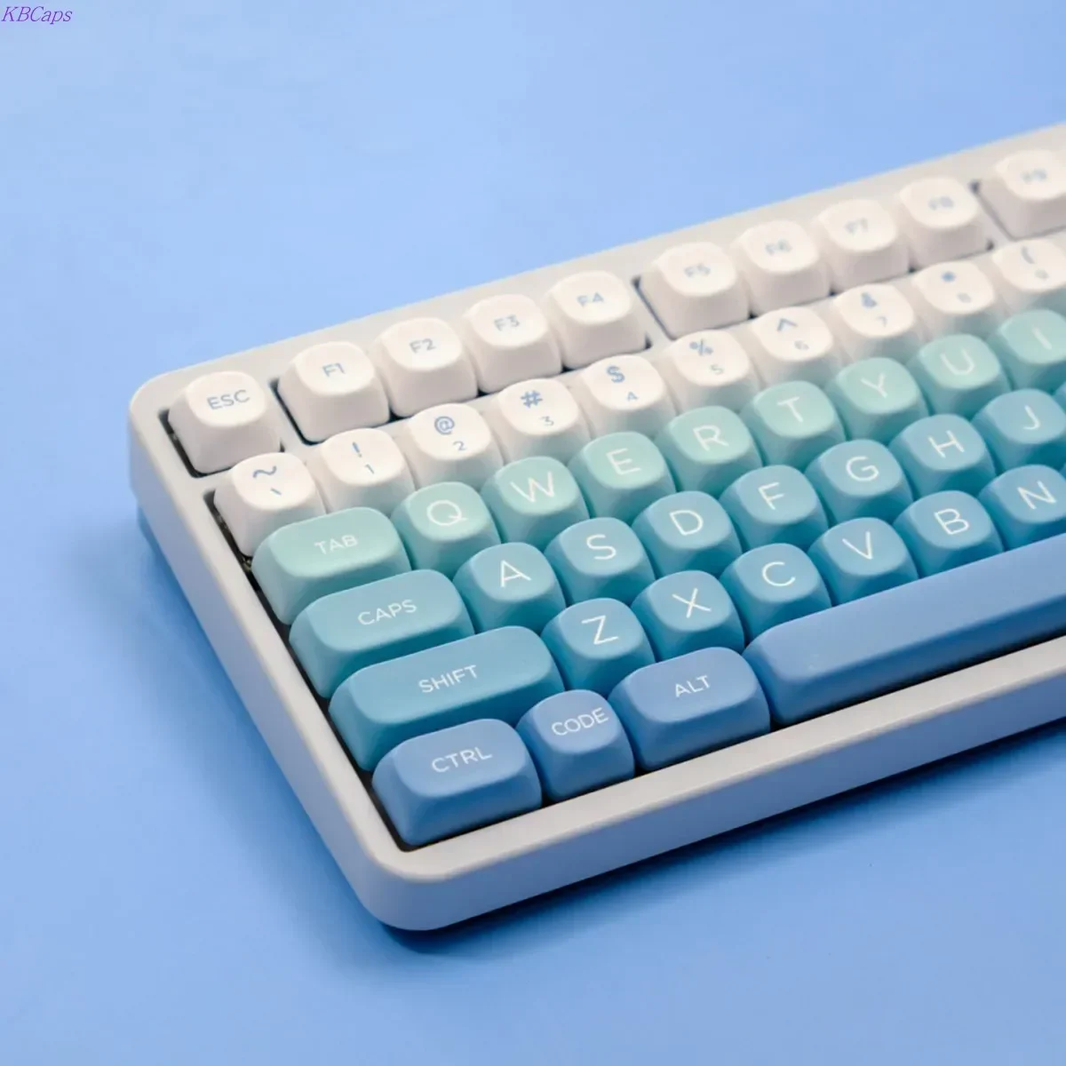 126 คีย์หิมะ MOA ความสูง PBT วัสดุ sublimation keycap เหมาะสําหรับ MX switch คีย์บอร์ดเครื่องกล