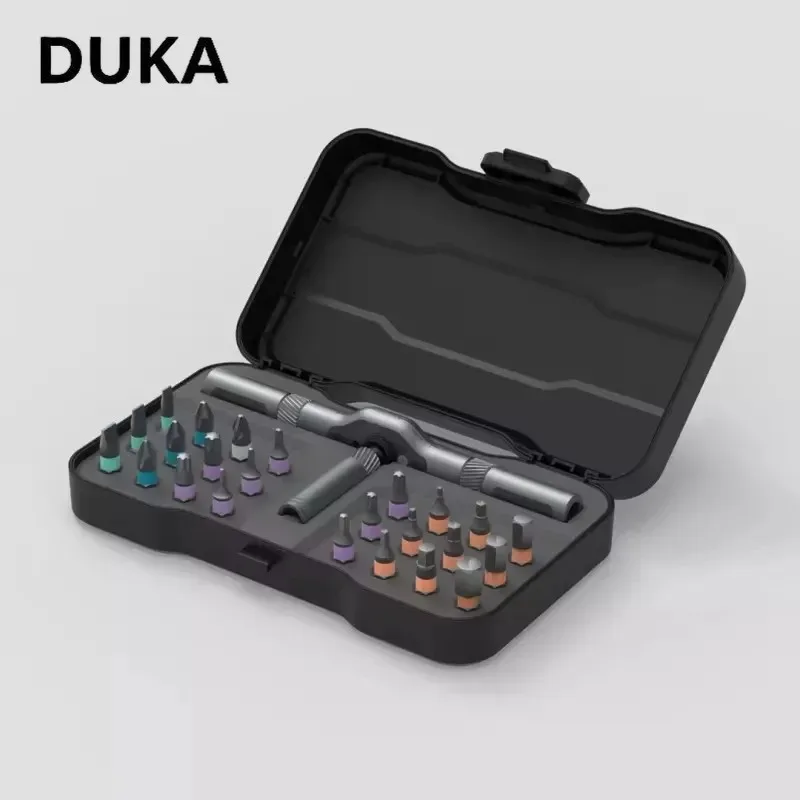 DUKA ATuMan 24 in 1 Ratchet Screwdriver Set Multitool Magnetic Screwdriver Bits Home Furniture Electronic Repair Hand Tools