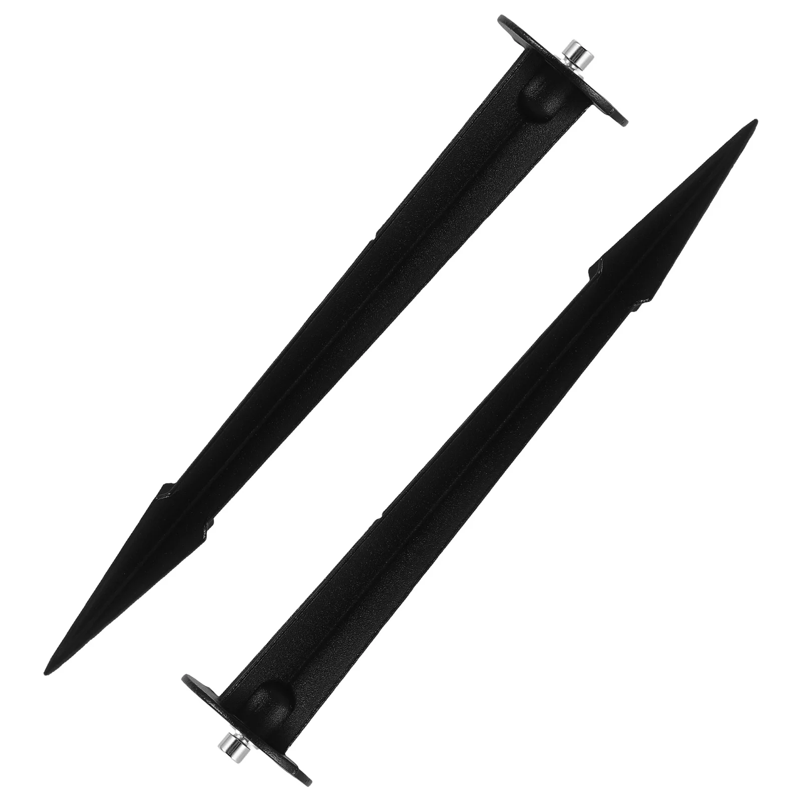 

2 Pcs Aluminum Ground Stakes Floor Insertion Rod Accessories for Outdoor Garden Path Lights Landscape Lighting Replacement Parts