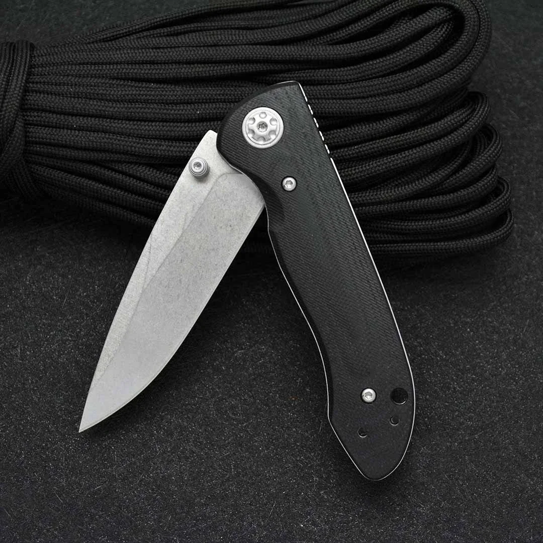 G10 Handle BM 698 Folding Knife High Hardness 440C Blade Outdoor Camping Pocket Knives Self-defense Tools